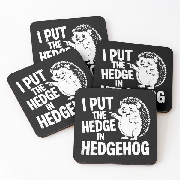 Item preview, I Put The Hedge In Hedgehog designed and sold by theartfulaspie.
