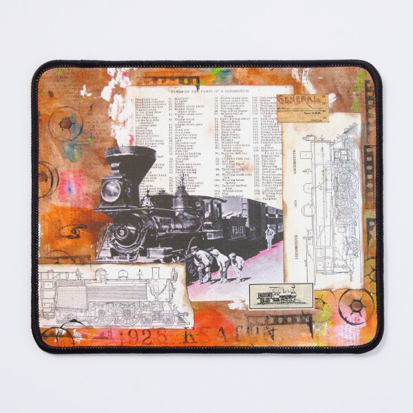 Item preview, Buster Keaton and The General Locomotive designed and sold by collageDP.