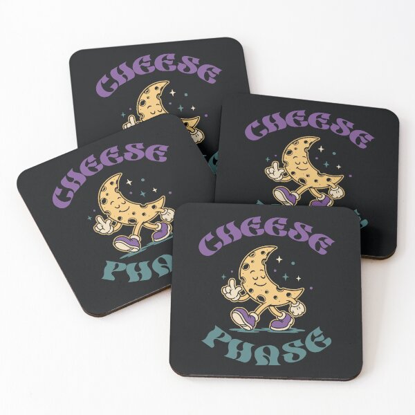Item preview, Luna divertida con fase de queso designed and sold by CamaleonDesigns.