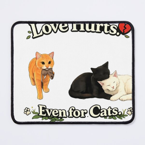 Item preview, Sad Orange Cat – Love Hurts Even for Cats Funny Heartbreak Cat Lover designed and sold by CatLovers Studio.