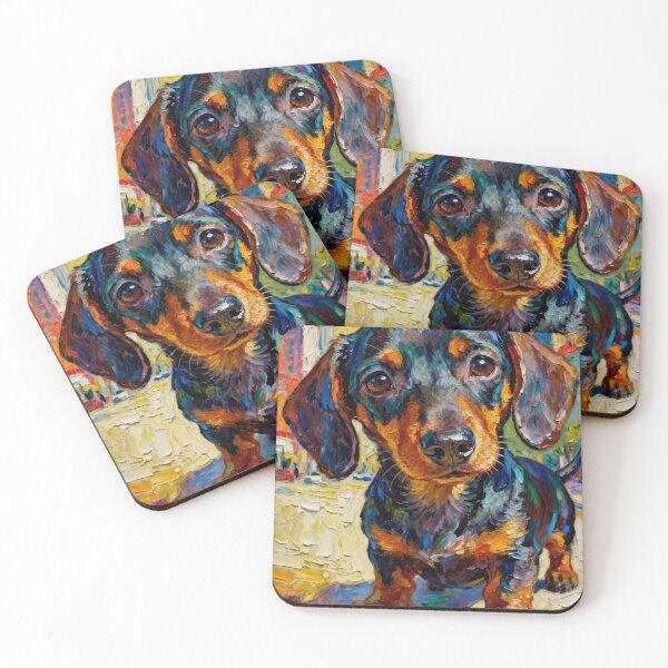 Item preview, Colorful Dachshund Van Gogh Style designed and sold by Pioneer Spirit Market.