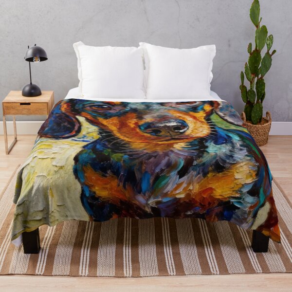Item preview, Colorful Dachshund Van Gogh Style designed and sold by Pioneer Spirit Market.