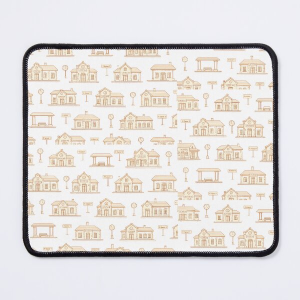Item preview, Vintage Railway Station Wallpaper | Historic Train Depot Pattern | Transportation Wall Art designed and sold by Hookesmode.