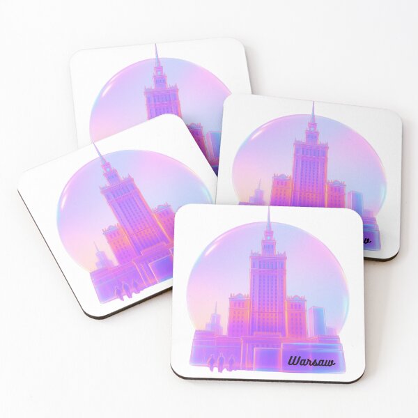 Item preview, Warsaw Poland Pastel Snow Globe Aesthetic Souvenir designed and sold by GarguaSHP.