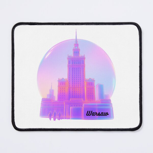 Item preview, Warsaw Poland Pastel Snow Globe Aesthetic Souvenir designed and sold by GarguaSHP.