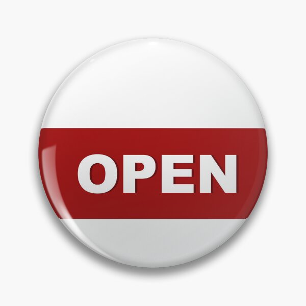 Item preview, Open – Minimalist Typography Design designed and sold by StudioAyinla.