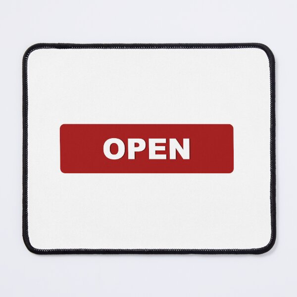 Item preview, Open – Minimalist Typography Design designed and sold by StudioAyinla.