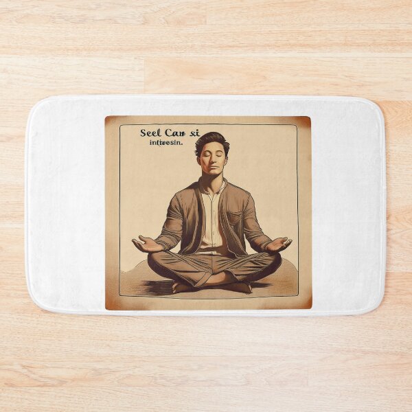 Item preview, Self Care Isnt Selfish retro polaroid meditation wellness gift designed and sold by language-des.