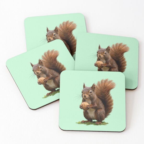 Item preview, Realistic Cute Squirrel with Walnut 3D Art designed and sold by Utopian-Magic.