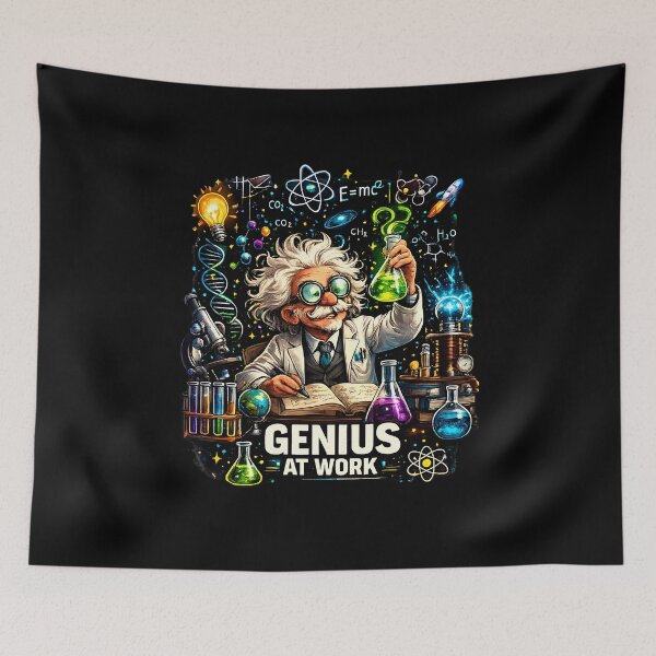Item preview, Fun Genius At Work Male Scientist Design designed and sold by Genius Geek.