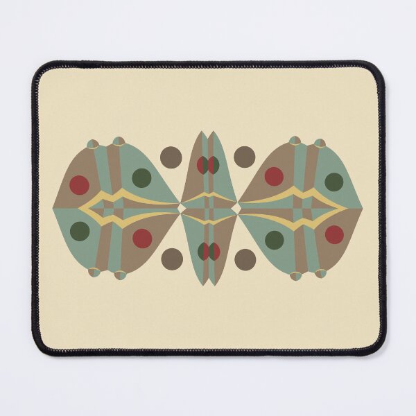 Item preview, Forest and Moss Geometric Pattern in Earth Tones designed and sold by ccitypictures.