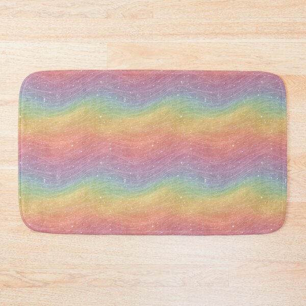 Item preview, Rainbow waves with speckles designed and sold by MendaciousMina.