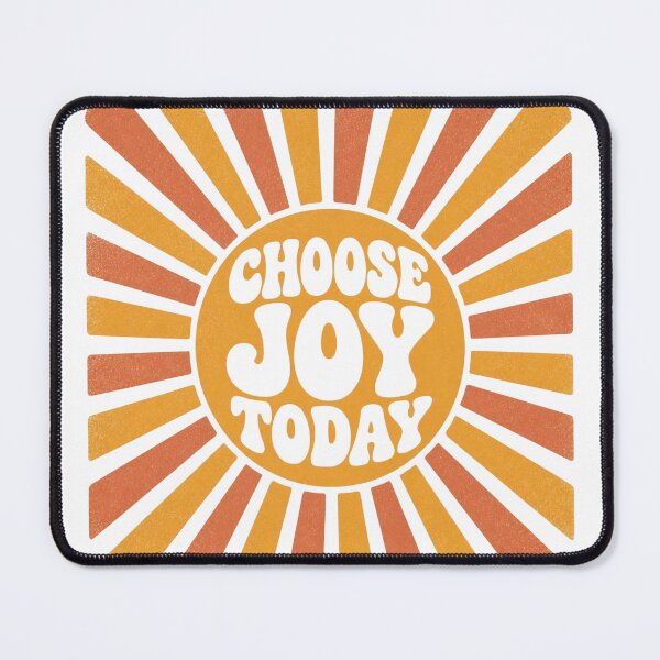 Item preview, Choose Joy Today retro sunburst 70s affirmation wellness gift designed and sold by language-des.