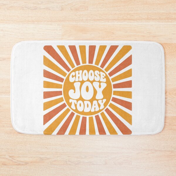 Item preview, Choose Joy Today retro sunburst 70s affirmation wellness gift designed and sold by language-des.