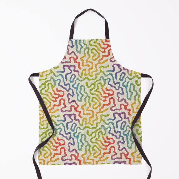 Item preview, Rainbow squiggles pattern designed and sold by MendaciousMina.