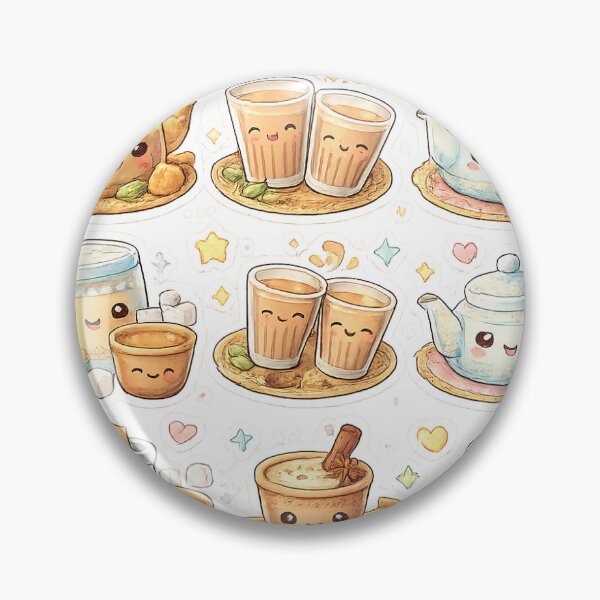 Item preview, Cute Indian Chai Sticker Pack designed and sold by StickerVerseStu.