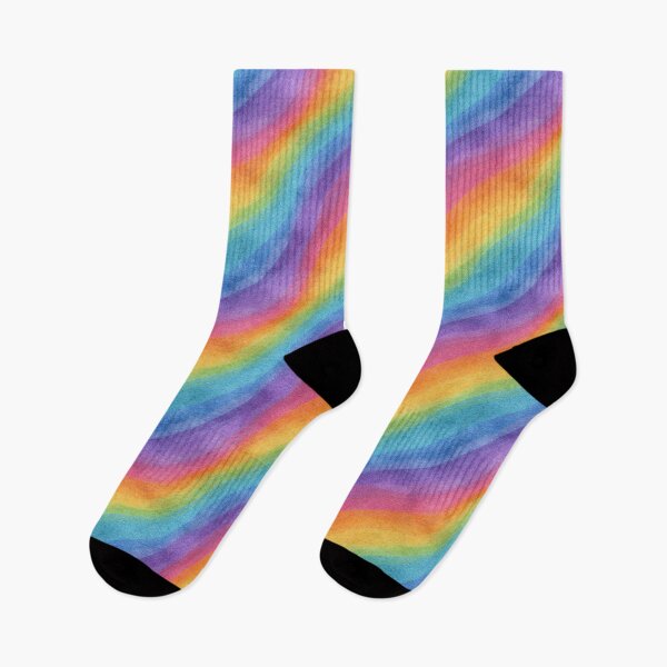 Item preview, Rainbow waves pattern designed and sold by MendaciousMina.