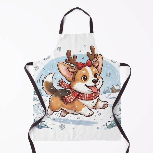 Item preview, Cute Corgi Reindeer Christmas Shirt, Corgi Running in Snow Xmas Tee, Funny Corgi Holiday Gift for Corgi Lovers designed and sold by Wearable Canvas...