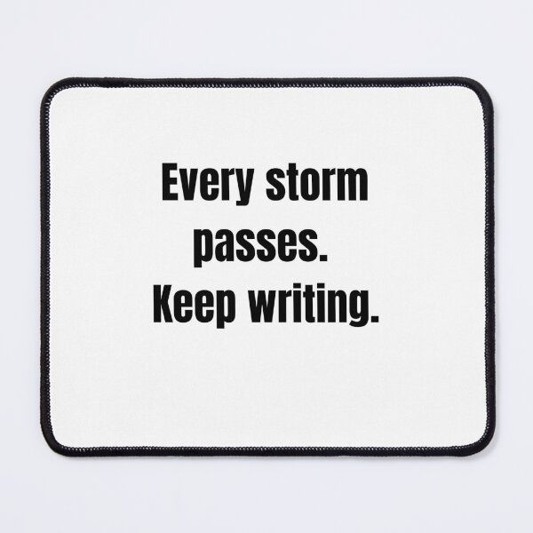 Item preview, Keep Writing Typography - Inspirational Quote for Authors designed and sold by andreavlad.