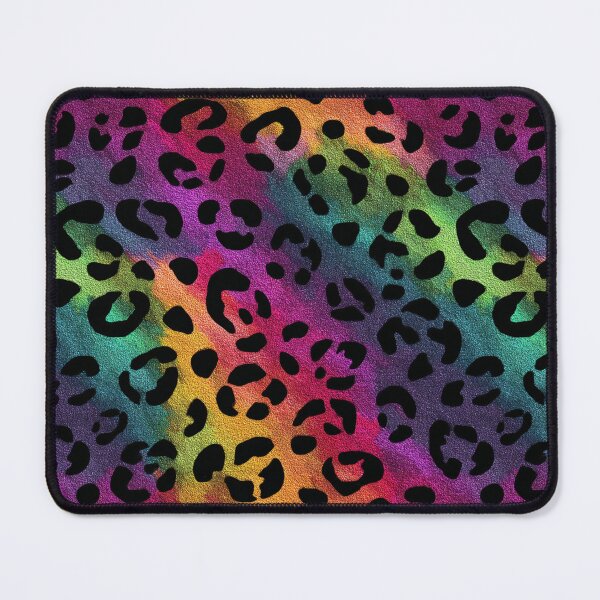 Item preview, Glittery leopard rainbow pattern designed and sold by MendaciousMina.
