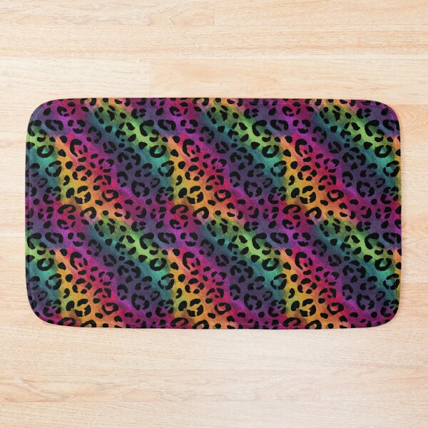 Item preview, Glittery leopard rainbow pattern designed and sold by MendaciousMina.