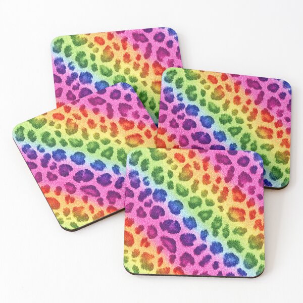 Item preview, Glittery leopard rainbow pattern designed and sold by MendaciousMina.
