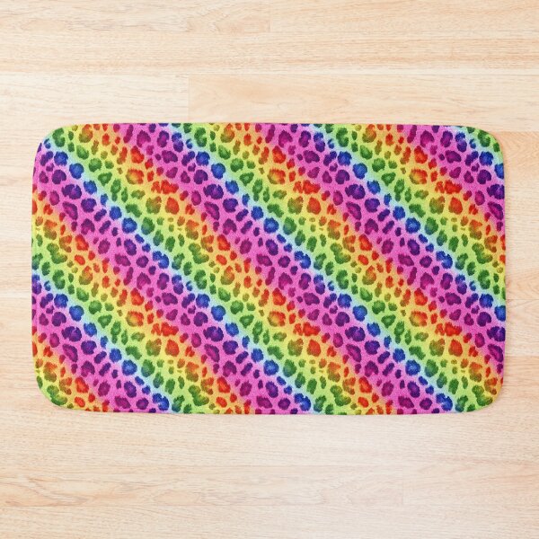 Item preview, Glittery leopard rainbow pattern designed and sold by MendaciousMina.