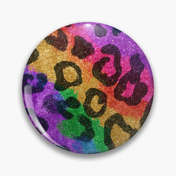 Item preview, Glittery leopard rainbow pattern designed and sold by MendaciousMina.