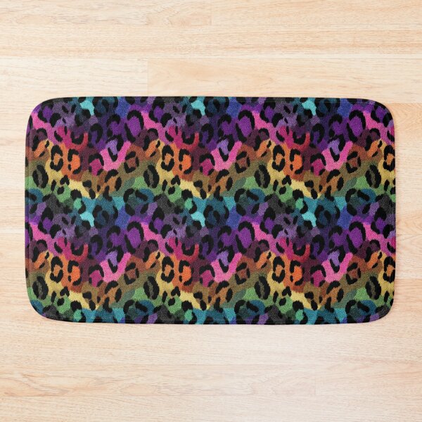 Item preview, Glittery leopard rainbow pattern designed and sold by MendaciousMina.
