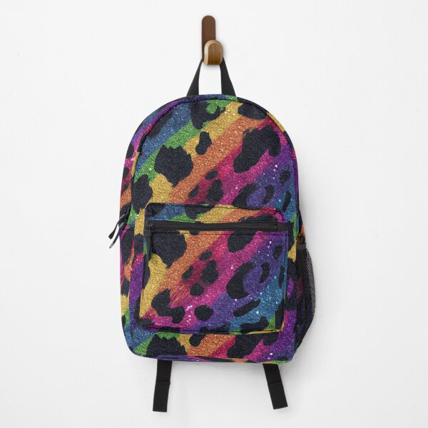 Item preview, Glittery leopard rainbow pattern designed and sold by MendaciousMina.