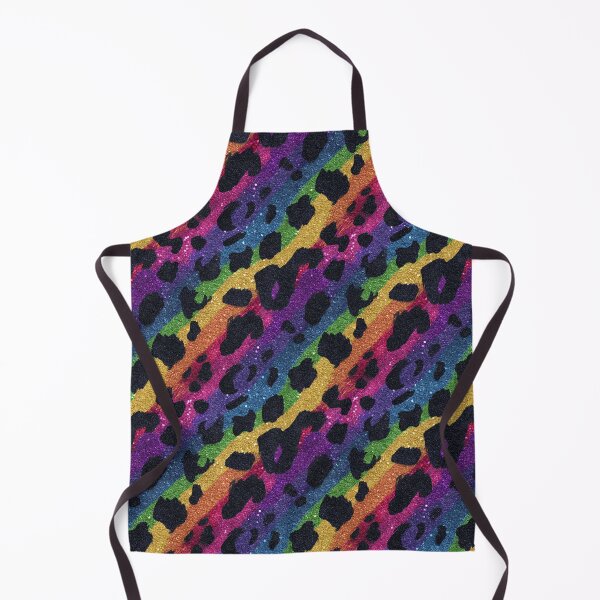 Item preview, Glittery leopard rainbow pattern designed and sold by MendaciousMina.
