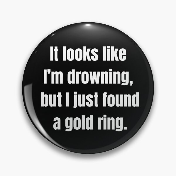 Item preview, It Looks Like I'm Drowning Funny Underwater Metal Detecting T-Shirt designed and sold by PRecovery.