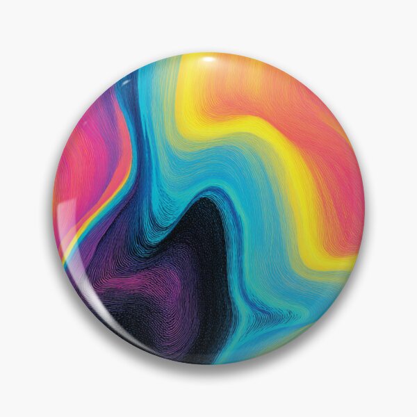 Item preview, Bright Rainbow squiggles pattern designed and sold by MendaciousMina.