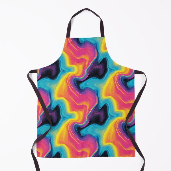 Item preview, Bright Rainbow squiggles pattern designed and sold by MendaciousMina.