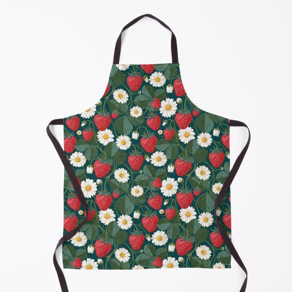 Item preview, Strawberries and blossoms designed and sold by MendaciousMina.