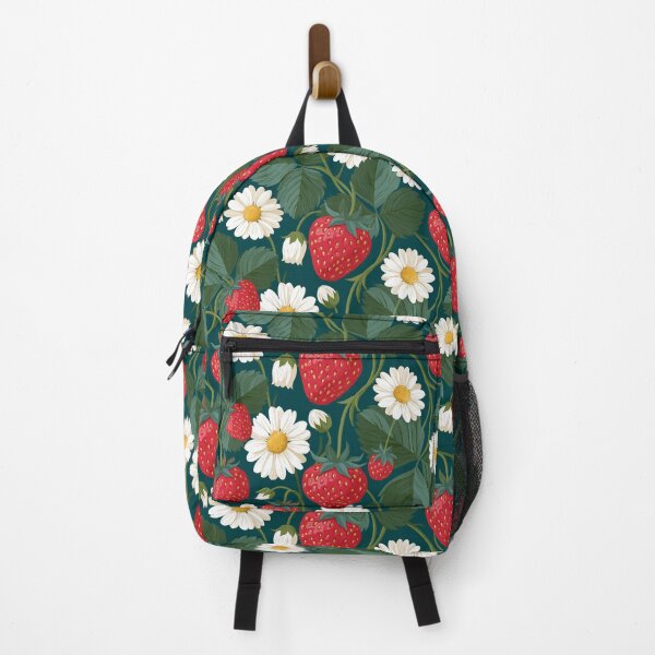 Item preview, Strawberries and blossoms designed and sold by MendaciousMina.