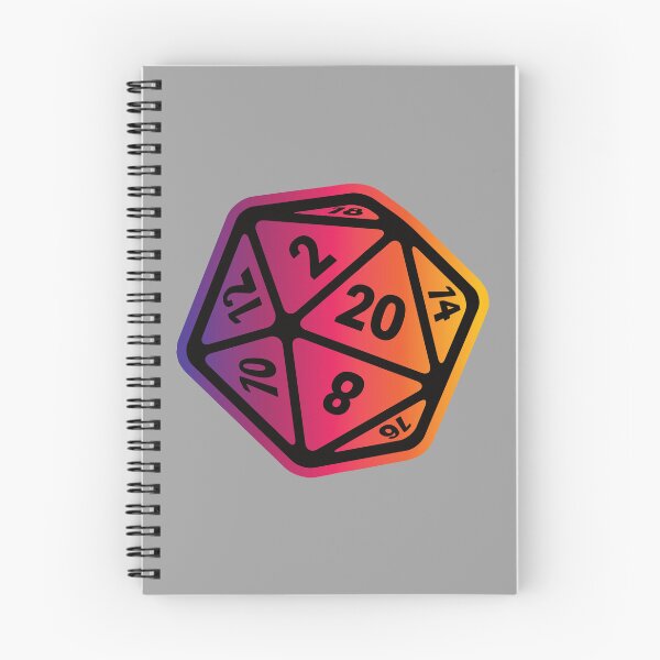 Item preview, d20 Bright Gradient designed and sold by ttrpgist.