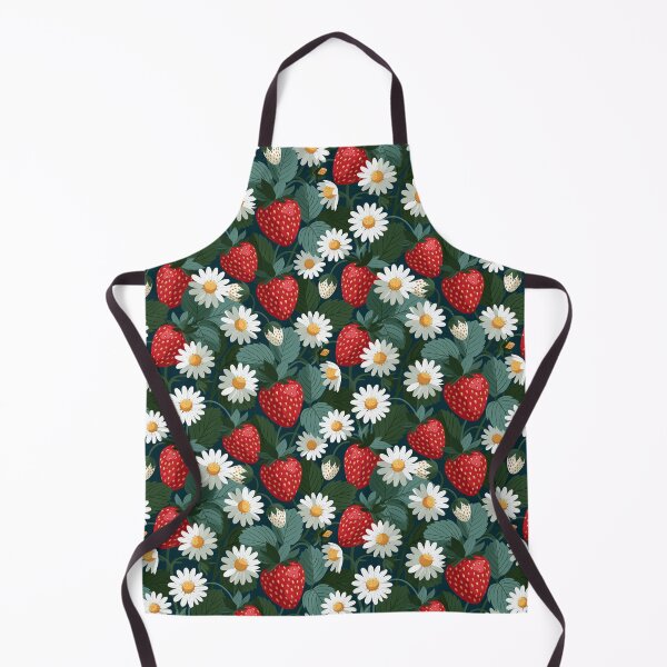 Item preview, Strawberries and blossoms designed and sold by MendaciousMina.