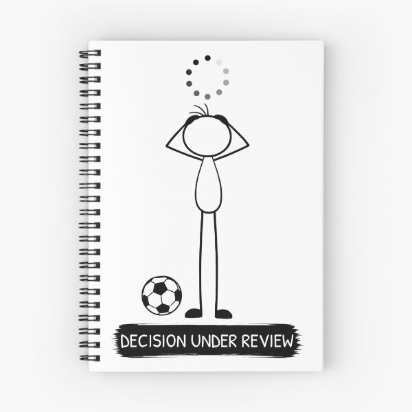Item preview, Decision Under Review Football Fan Humour designed and sold by Pebl-Co.