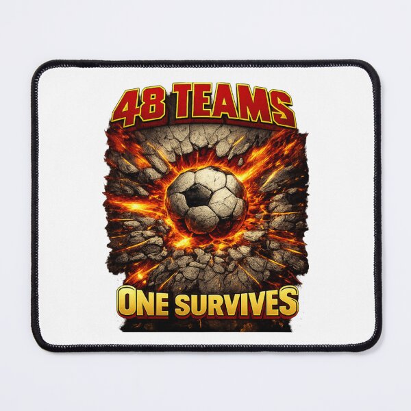 Item preview, 48 Teams. One Survives. — FIFA World Cup 2026 designed and sold by The96Minutes.