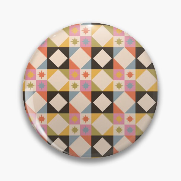 Item preview, Mid Century Diamond Tile Pattern designed and sold by YesButNo Design.