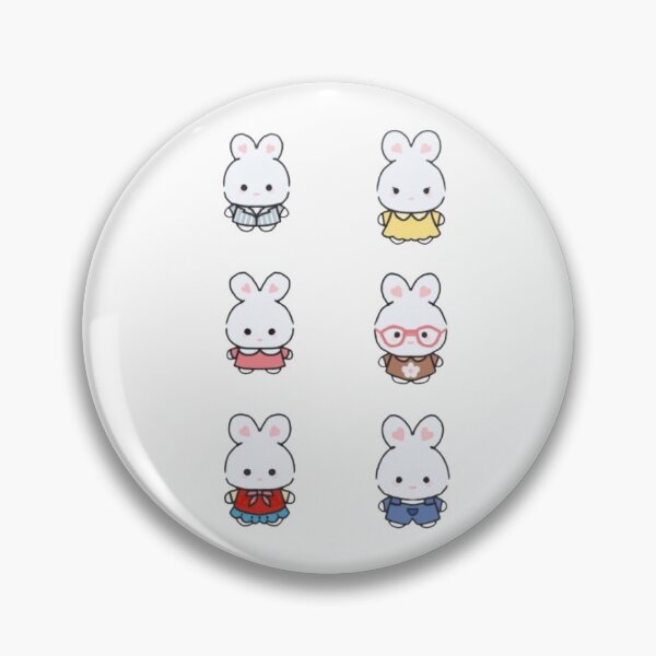 Item preview, Cute bunny designed and sold by Katyslittlestickershop.