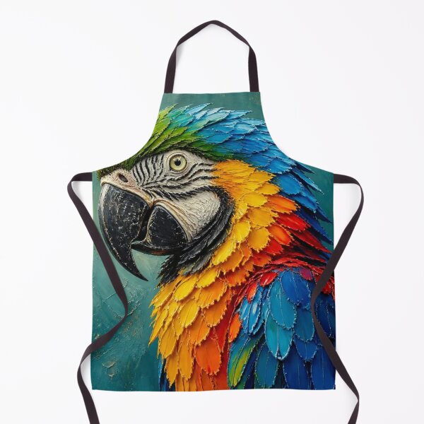 Item preview, Colorful Macaw Parrot Art designed and sold by Pioneer Spirit Market.