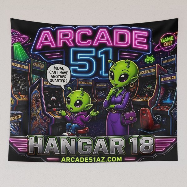 Item preview, Arcade 51 Alien Boy and Mom-Cam I have another quarter  designed and sold by Arcade51az.