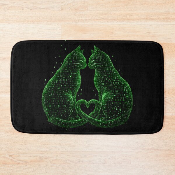 Item preview, Binary Cats – Green Edition designed and sold by Kicor.