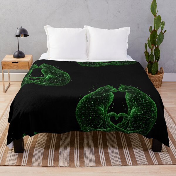Item preview, Binary Cats – Green Edition designed and sold by Kicor.