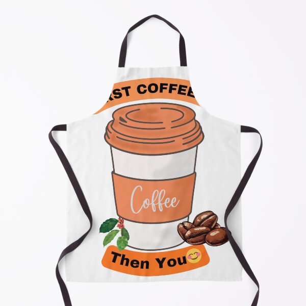 Item preview, First Coffee Then You Funny Coffee Lover Design designed and sold by vibecraft_studio2.