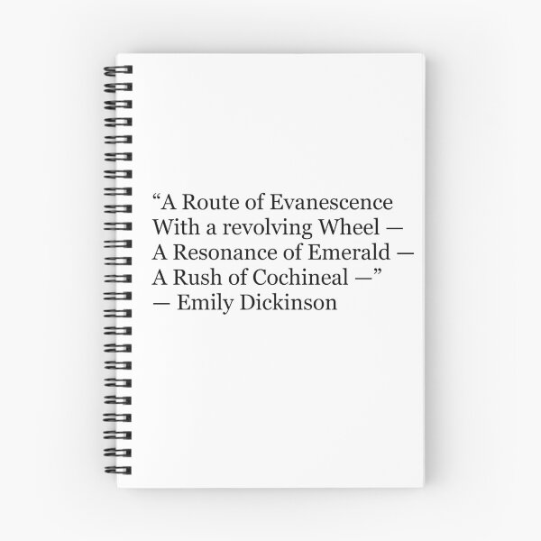 Item preview, A Route of Evanescence | Emily Dickinson Hummingbird Poetry Quote designed and sold by The Prose Atelier.