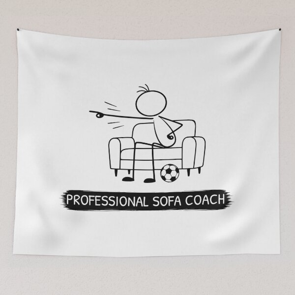 Item preview, Professional Sofa Coach Football Humour designed and sold by Pebl-Co.
