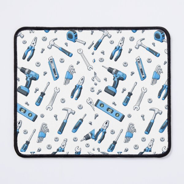 Item preview, Handyman Tool Pattern PNG | Seamless Workshop Wallpaper Clipart | DIY Equipment Background Design designed and sold by Hookesmode.